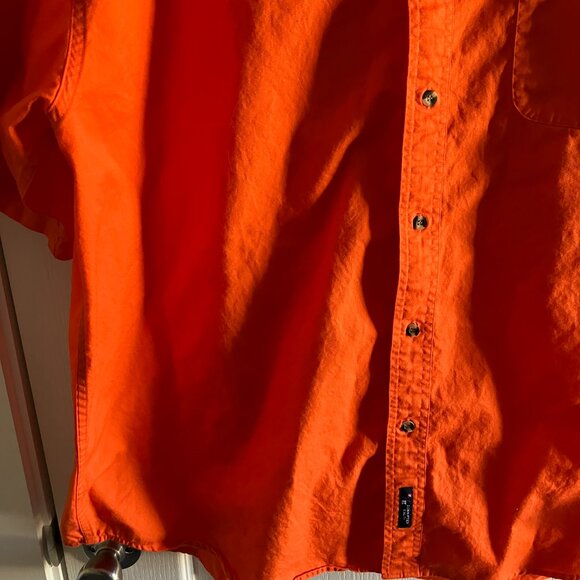 Port Authority Hooters Orange Short Sleeve Button-Up Shirt Men’s Size 3XL. - Picture 3 of 14